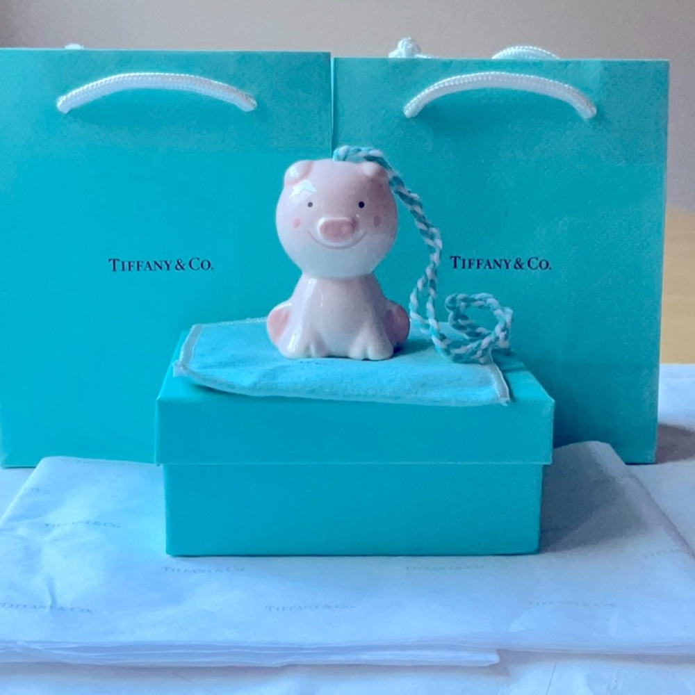 🐷 TIFFANY & CO. PIG ORNAMENT 🐷  NWT 🐷